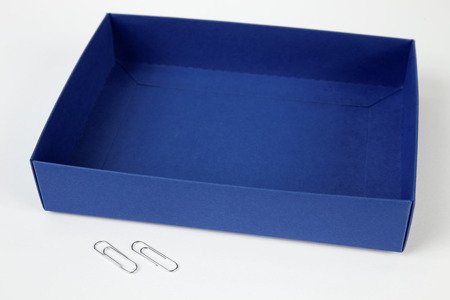 Pudełko do samodzielnego złożenia, niebieskie